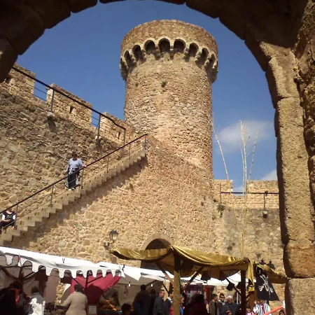 Lejlighed Apartamento Terrassa 2b Vistas Al Castillo Medieval De Tossa Wifi Gratis